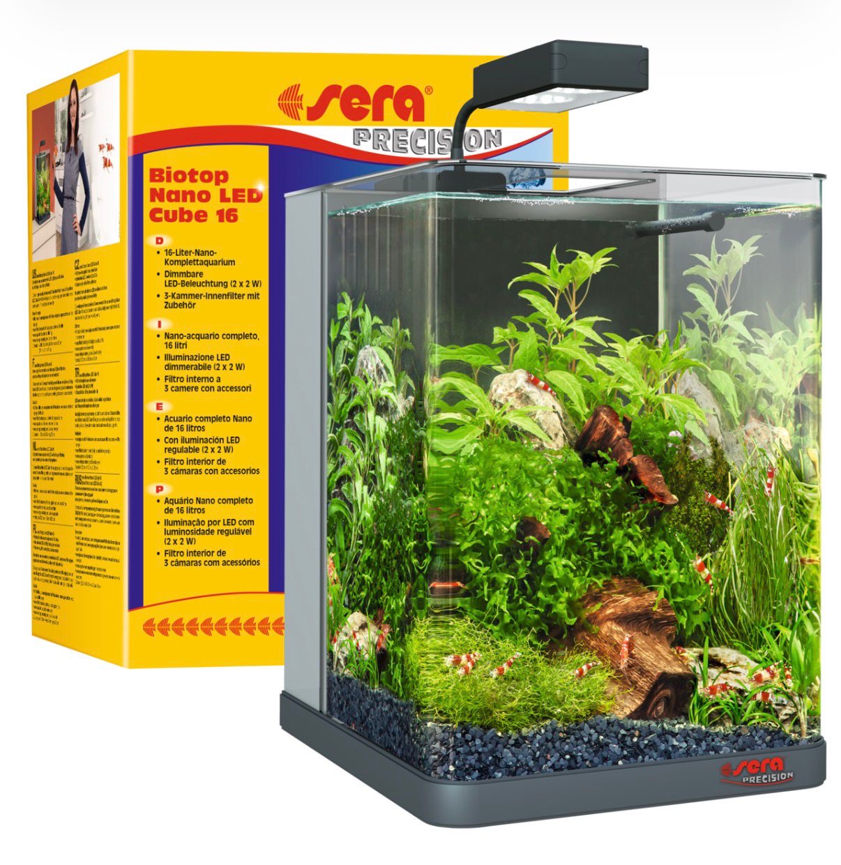 sera Biotop Nano LED Cube 16L